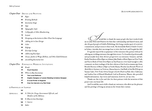 image for Schiffer Publishing The Wedding Invitation Handbook: Wording, Design, 