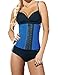 Ann Chery Corset Waist Trainer for Women’s Weight Loss - Colombian Waist Cincher - 2 Hook Latex Body Shaper - Edition 2026 Blue