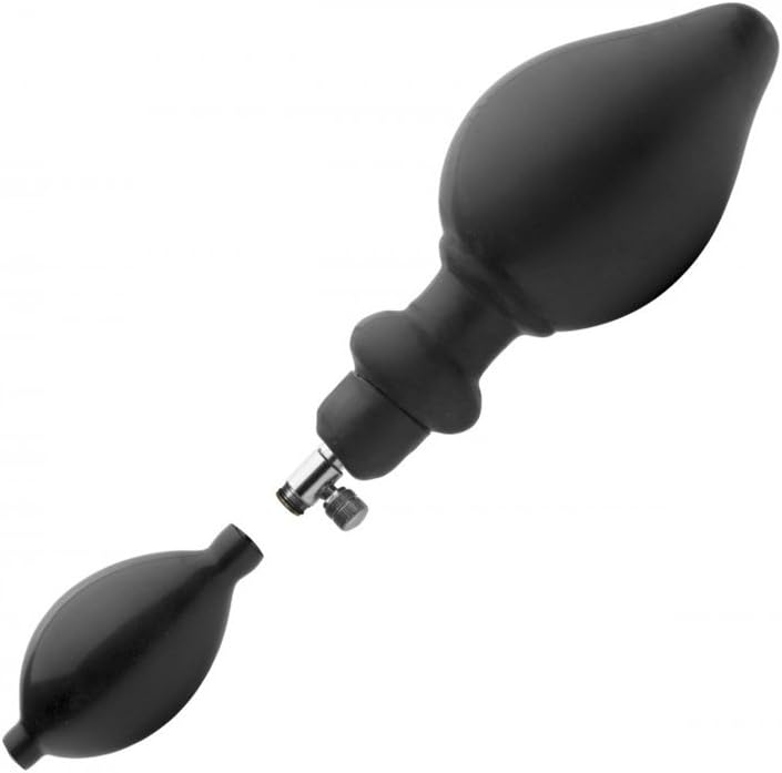 Expander Inflatable Anal Plug with Removable Pump, Black - Image 5