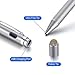 Evach iPad Active Stylus-Capacitive Digital Pen with 1.5mm Ultra Fine Tip, Touchscreen Stylus Pencil Compatible for iPad, Good for Drawing and Writing Stylus Pen Grey
