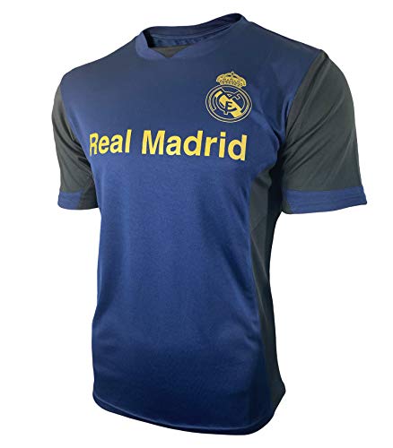 image for ICON SPORTS Real Madrid Jersey 2019 2020 Soccer Fans Adult Men Blue Tr