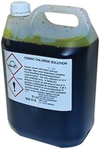 ETCHANT LIQUID 5L Chemicals Ferric Chloride by MEGA6475