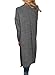 Dokotoo Womens Cardigans Winter Autumn Loose Casual Long Sleeve Warm Knit Open Front Long Maxi Chunky Ribbed Cardigan Pullover Coat with Pockets Grey Small