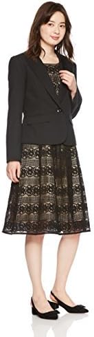 Amazon イマージュ テーラードジャケット ベルト付きレースワンピース Rw 5050 レディース ブラック 日本 １１ 日本サイズl相当 コート ジャケット 通販