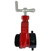 Dixon Valve &amp; Coupling AHGV250F-I Equiv. Red Aluminum 2 1/2" Fire Hydrant Gate Valve Fast