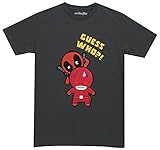 Deadpool Kawaii Guess Who Marvel Comics Mighty Fine Adult T-Shirt Tee