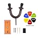 VEIDIA 6-Pack Guitar Stands Guitar Holders Guitar Wall Mounts Hardwood Guitar Hanger Wall Hooks with Screws for All Size Guitars, Bass, Mandolin, Banjo, Ukulele