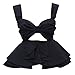 AOMEI Womens Summer Ruffles Crop Tank Tops with Bow Tie