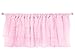 Tadpoles Layered Tulle Window Valance, Pink, 60x16 inch