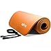 Yes4All Thick Yoga Mat with Carrying Strap – High Density Foam Yoga Mat – 1/2 inch Extra Thick and 72-inch Long Exercise Yoga Mat (Orange)