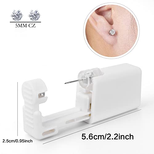 Anzero 2 Pcs Ear Piercing Kit, Disposable Sterile Ear Piercing Kit