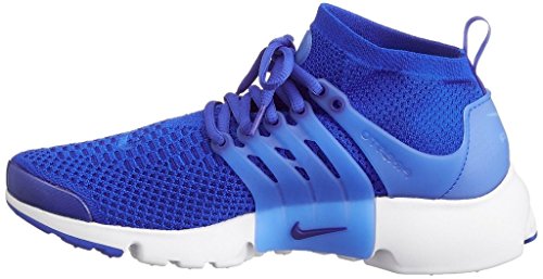 nike presto flyknit blue running shoes