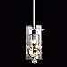 CLAXY Ecopower Mini Kitchen Island Pendant Lighting Modern Glass Crystal Hanging Light Fixture