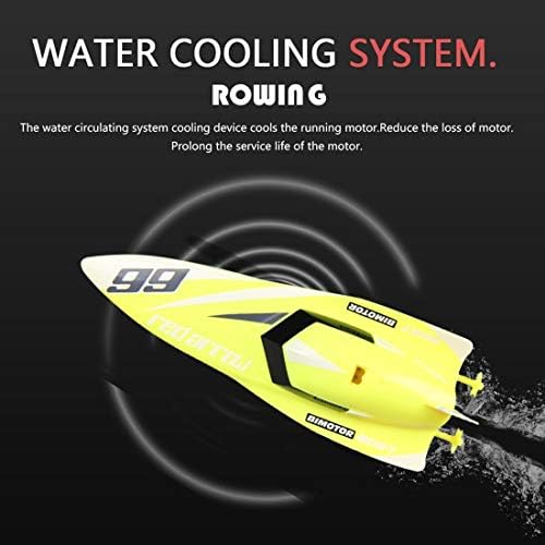 Emy connect Remote Control Boat 3312 m, 4 Channels, 2.4GHz Mini Racing Boat RC Speedboat Children Toy with Remote Control