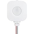 ECOELER Ceiling Occupancy Motion Sensor Switch, High Bay Fixture Mount 360° Ceiling Automatic Light Switch, 120/277VAC, UL, FCC Approved Passive Infrared Sensor, Neutral Wire Required