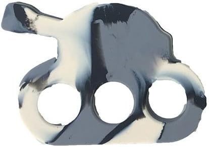 SillyMunk TM Silicone Teething Military Pendants - Tanks (Grey)