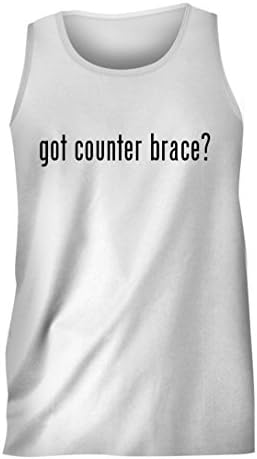 got counter brace? - Men's Comfortable Humor Adult Tank Top, White, Small