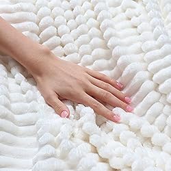 Clara Clark Cut Plush Fleece Throw Blanket - Throw