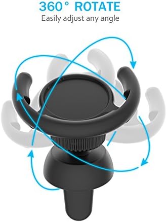 Car Mount for Pop Socket 360 °Rotation Soft Rubber Inside Strong Clip Fast Swift-Snap Technology Car Phone Holder Fit Iphone X/8/8plus/7/7plus Ipad GPS Navigation (Clip-Press)