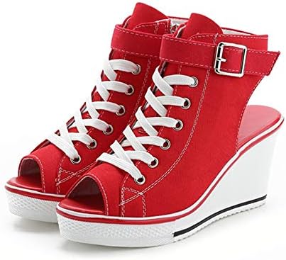 ladies heeled trainers