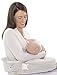 My Brest Friend Deluxe Nursing Pillow For Comfortable Posture, Light Grey Heather