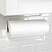 Value Saving Paper Towel Holder for Kitchen - Wall Mount/Under Cabinet, chrome finish.