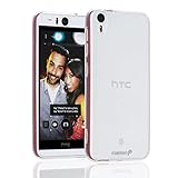 HTC Desire EYE Case - Fosmon [DURA FROST] Smooth Durable & Flexible SLIM-Fit Cover for HTC Desire EYE (Clear)