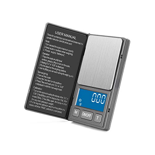 Gram Scale Digital Pocket Scale, 0.01g 200g High Precision, Ultra Slim Weed Scale with Stainless Steel & Large LED Perfect for Measuring Food, Weed, Jewelry, Gold, Coins(Battery Include) - Thumbnail 7