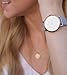 WRISTOLOGY Olivia Womens Watch Scallop Rose Gold Boyfriend Ladies Grey Leather Strap Band