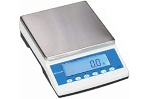 Brecknell 6000 G x 0.1 G Precision Laboratory Balance, LCD Display, Plastic & Stainless Steel, White, Multiple Units, 0.2g Accuracy, 4 lbs Weight, RS-232 Communication