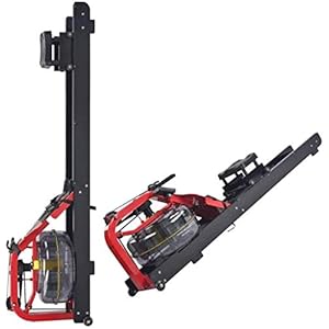 Home Rowing Machine Fitness Cardio Workout with Adjustable Resistance Water Resistancewith LCD Display Rowing Machine Adjustable Footrest And Bench Perfect