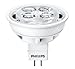Philips 5.5W 2700K Warm White Essential LED MR16 Energy Saving Lamp Semiconductor Spotlight 12V Bulb GU5.3 Socket/Replacement Old Halogen 50W
