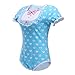 Littleforbig Cotton Romper Onesie Pajamas Bodysuit - Wonderland Series Blue