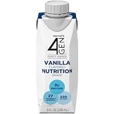 Marcels 4GEN Nutrition Shake, Vanilla, 8oz. Carton Case of 24