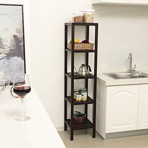 2 SONGMICS+Bathroom+Multifunctional+Storage+Shelving