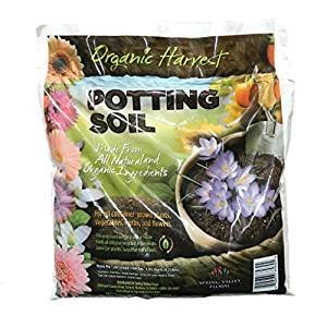 Organic Harvest Potting Mix Soil for Vegetables, Herbs and Flowers, 4 Quart (Packaging May Vary) (1 Bag)