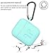 Be-one Waterproof Protective Shock Silicone Charging Cover and Skin with Anti-Lost Strap Suitable for Air Pods (Green)