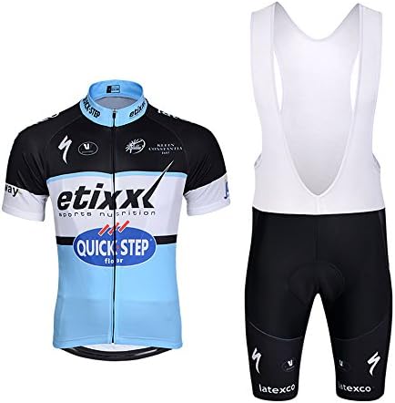 Cycling Jersey with Bib Shorts Set Breathable for MTB Road Bike Racing M