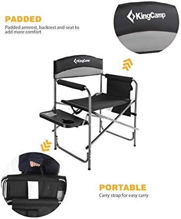 Modern black metal side table with a pack of cups on top.