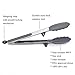 Kitchen Tong Set Stainless Steel With Silicone Tips - Non Stick - Easy Grip - Heat Resistant - Heavy Duty For Cooking Baking Grilling And Serving (Pack Of 3) Extra Long 14