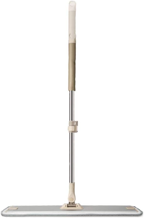 QFFL Mop Aluminum lazy flat mop 60cm large thin bottom mop home tile floor wood floor hotel mop Wet Mops