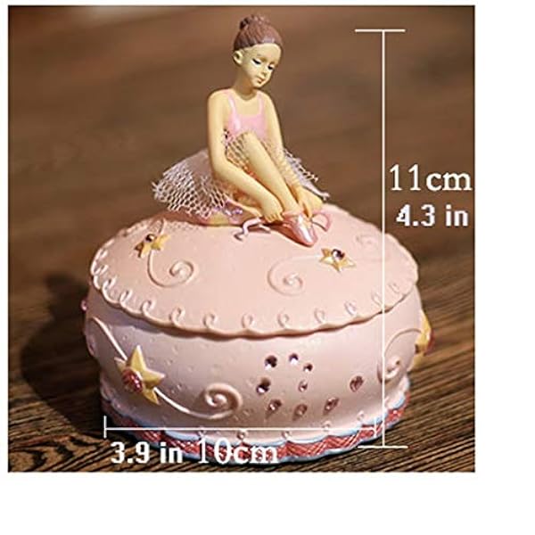 Chenhanboites A Musique Ballet Rose Fille Boite A Bijoux Musicale Boite Meilleur Cadeau For Aults Et