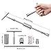 VTOLO Car Dent Repair Tools Dent Lifter Paintless Removal Kit PDR Puller Grip PRO Slide Hammer T-Bar Tool + 10pcs Glue Puller Tabs for Vehicle SUV Car Auto Body Hail Damage Remover