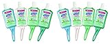 PURELL Advanced Hand Sanitizer Portable Bottles - 1 oz. Travel Sized Jelly Wrap Bottles (Case of 8) (Aloe)