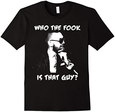 Men's Who The Fook Is That Guy T Shirt 2XL Black