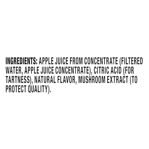 CAPRI SUN 100% JUICE APPLE ALL-NATURAL JUICE FROM CONCENTRATE WITH ADDED INGREDIENTS, 10 CT BOX, 6 FL OZ POUCHES