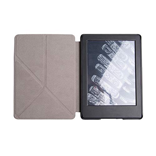 Cywulin Case for All-New Kindle Paperwhite 10th Generation 2018 Lightweight PU Leather Folio Cover Slim Folding Shell Stand Smart Auto Wake Sleep for Amazon Kindle Paperwhite E-Reader (Pink)