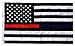 Thin Blue Line and Thin Red Line Flag - 3x5 ft with Embroidered Stars and Sewn Stripes, Long Lasting Nylon, UV Protection Perfect for Outdoors