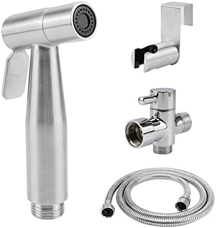 Neady Handheld Bidet Toilet Sprayer Stainless Steel Diaper Sprayer Shattaf Bathroom Bidet Attachment (One Function)
