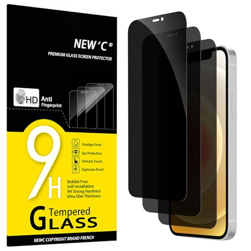 NEW'C 3 Pack Privacy for iPhone 12,iPhone 12 Pro Screen... en promo sur Amazon